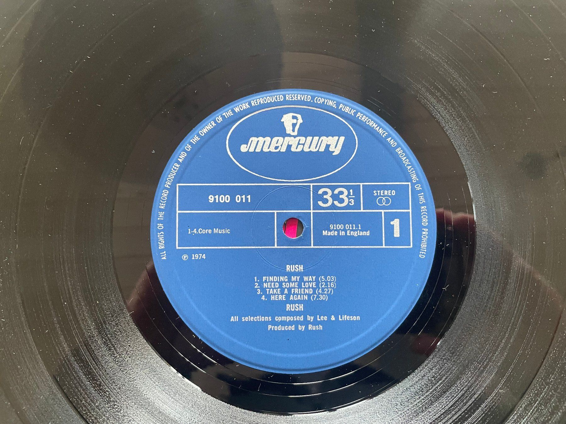 Schallplatten: Rush, Same, UK (Original) – Gebraucht aus Kleinlützel von Vinylspezi 4