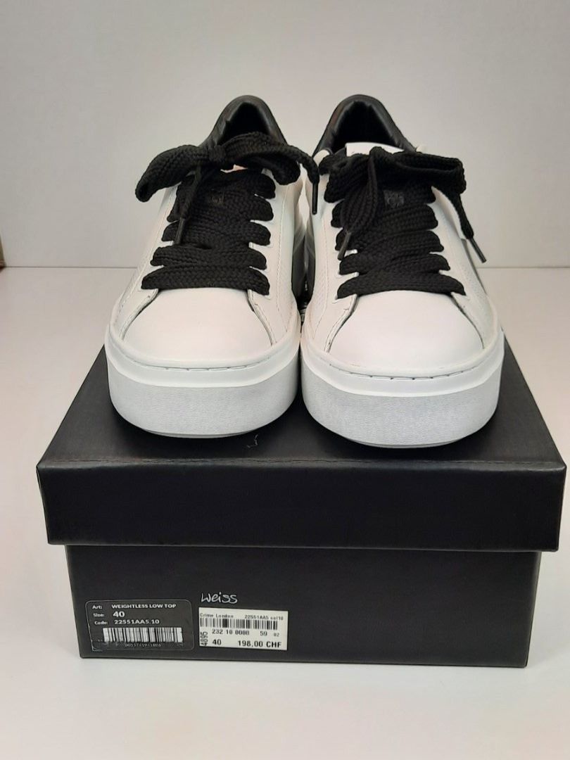 Scarpe da uomo: CRIME LONDON White Plateau Sneaker Gr. 40 – Nuovo e nell'imballaggio originale da Seuzach venduto da VT-Collections1 9
