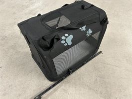 Josty Hundebox schwarz, Grösse S,  faltbar