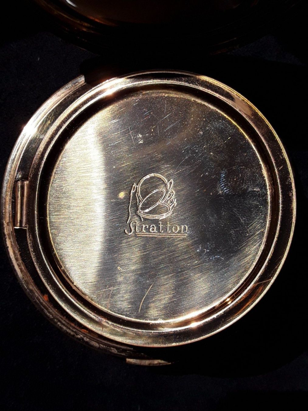 Cura del viso: Original Compact Puderdose RMS Queen Elizabeth ca. 1950 – Usato da Zürich venduto da sanwit 6