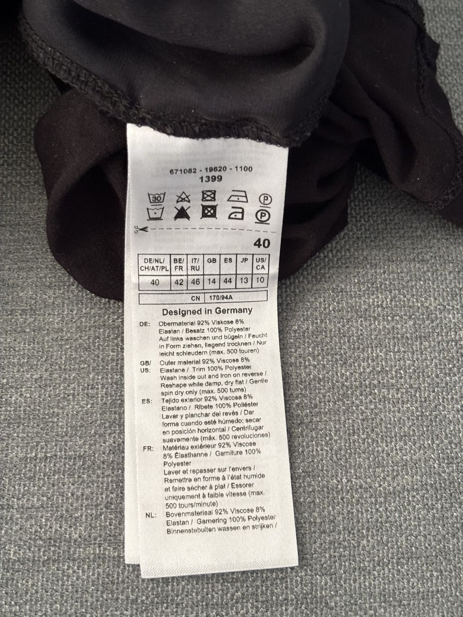 Taifun Camicette: Schwarze Bluse von Taifun, Grösse 40 – Nuovo (secondo la descrizione) da Rothenburg venduto da Momo1302 3