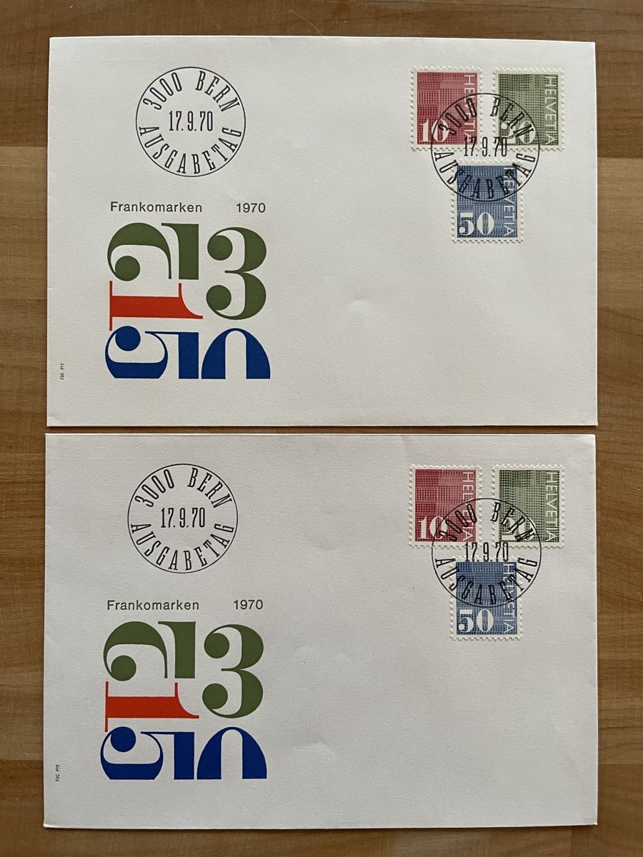 Tutti i francobolli: Ersttagsbriefe von Frankomarken 1970 – Usato da Rümlang venduto da euqinom16