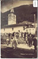 Finhaut - sortie de l'Eglise - animee