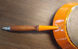 Bratpfanne Le creuset Gusseisen orange