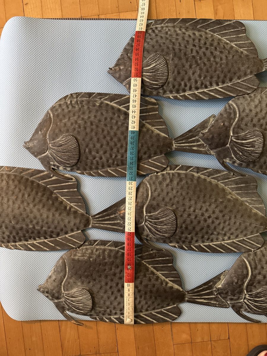 Tutte le decorazioni: Wunderschöner Fischschwarm Metall Deko – Nuovo (secondo la descrizione) da Seuzach venduto da CarmelinaFerraris 3