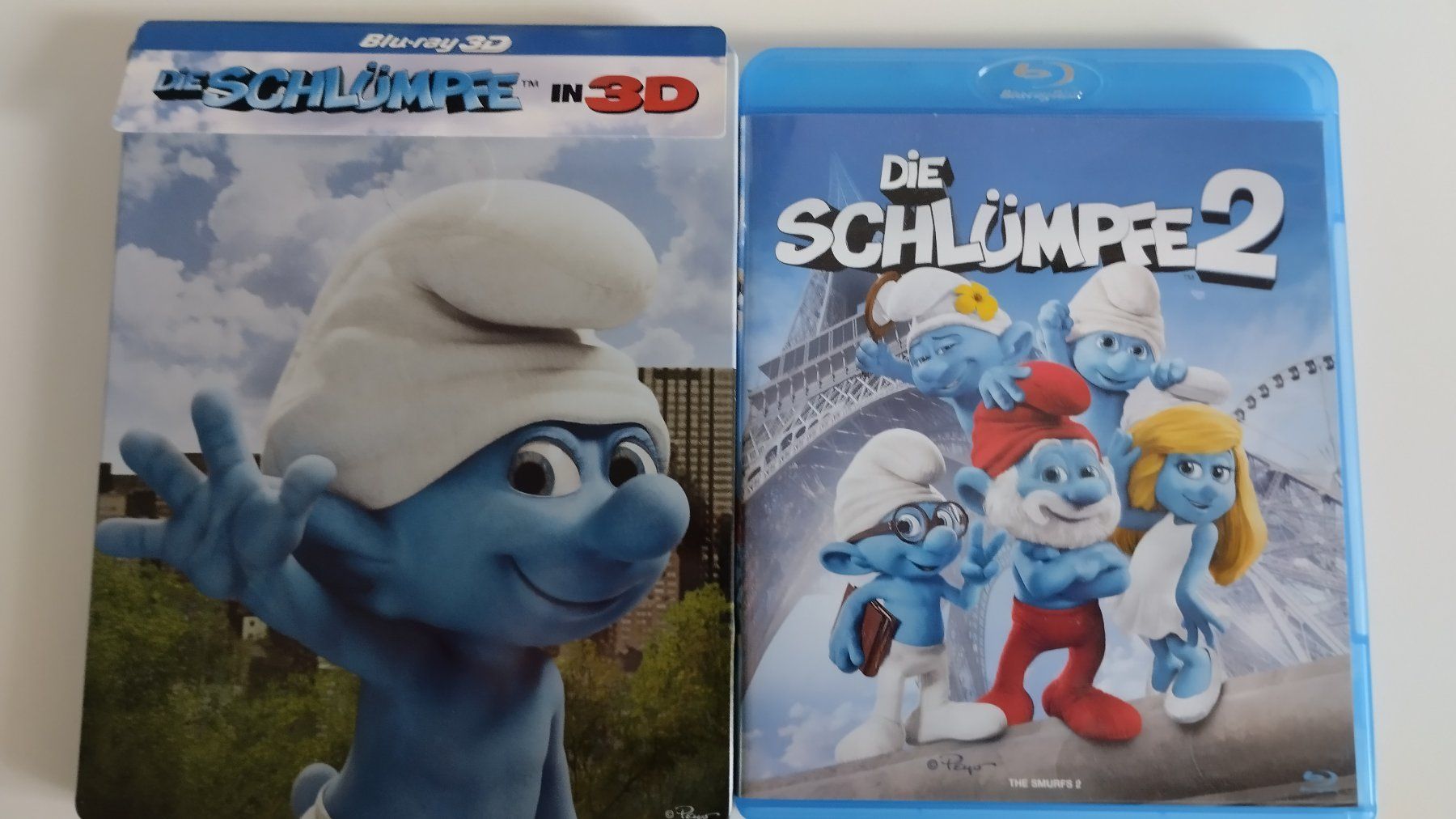 Tutti i DVDs: DIE SCHLÜMPFE 1+2 BLU-RAY/3D  LIM. FIGUREN EDITION – Usato da Basel venduto da Bal-Sagoth 2