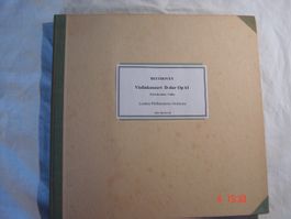 Schellackplattenalbum Beethoven Violinkonzert D-Dur Op.61