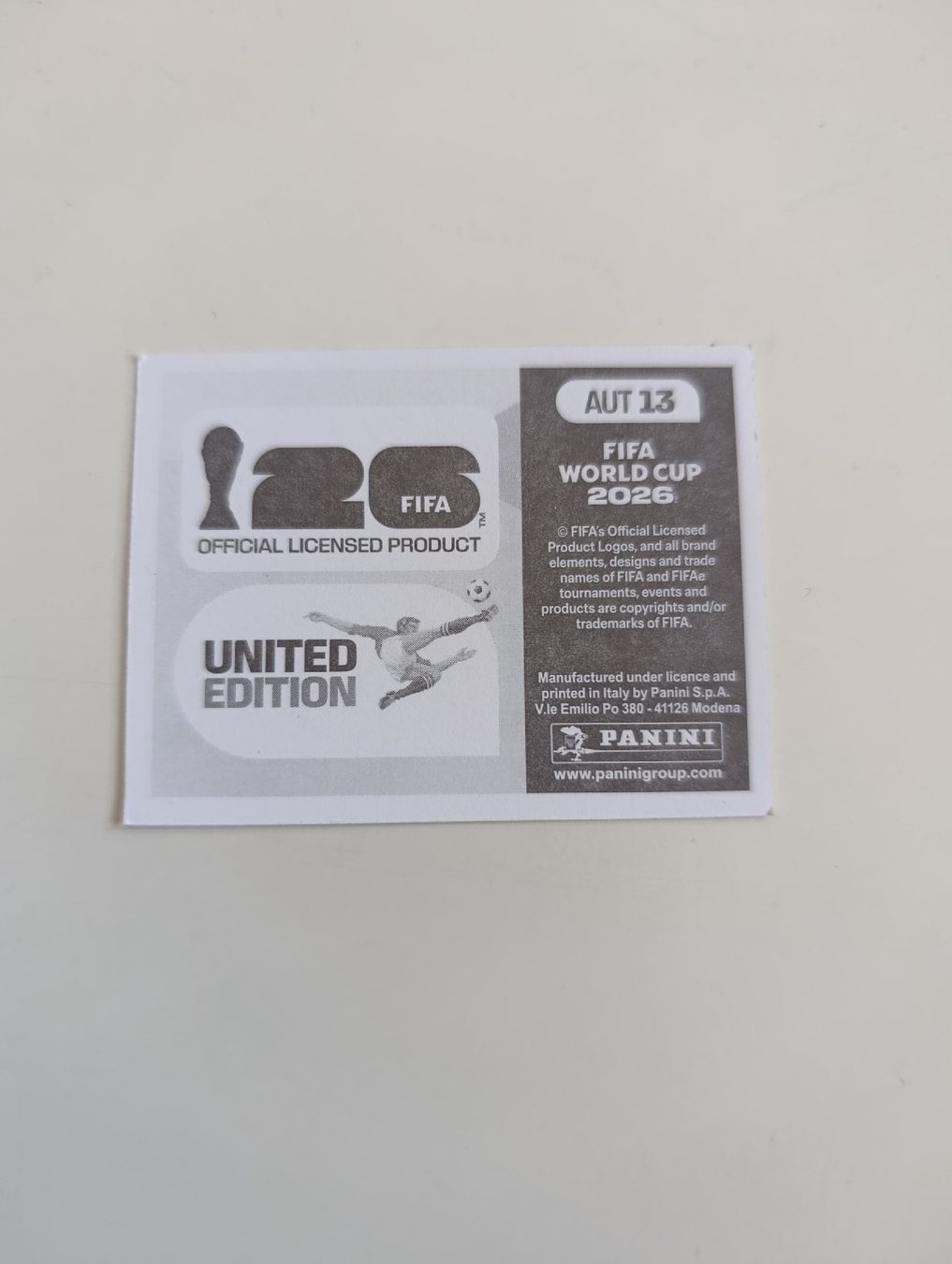 Panini Carte collezionabili: Panini World Cup 2026 AUT 13 – Nuovo (secondo la descrizione) da Lavey-Village venduto da pas_7xd2 1