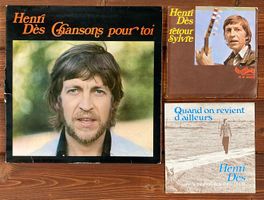 Henri Dès Lot de 3 vinyles 33T et 45T