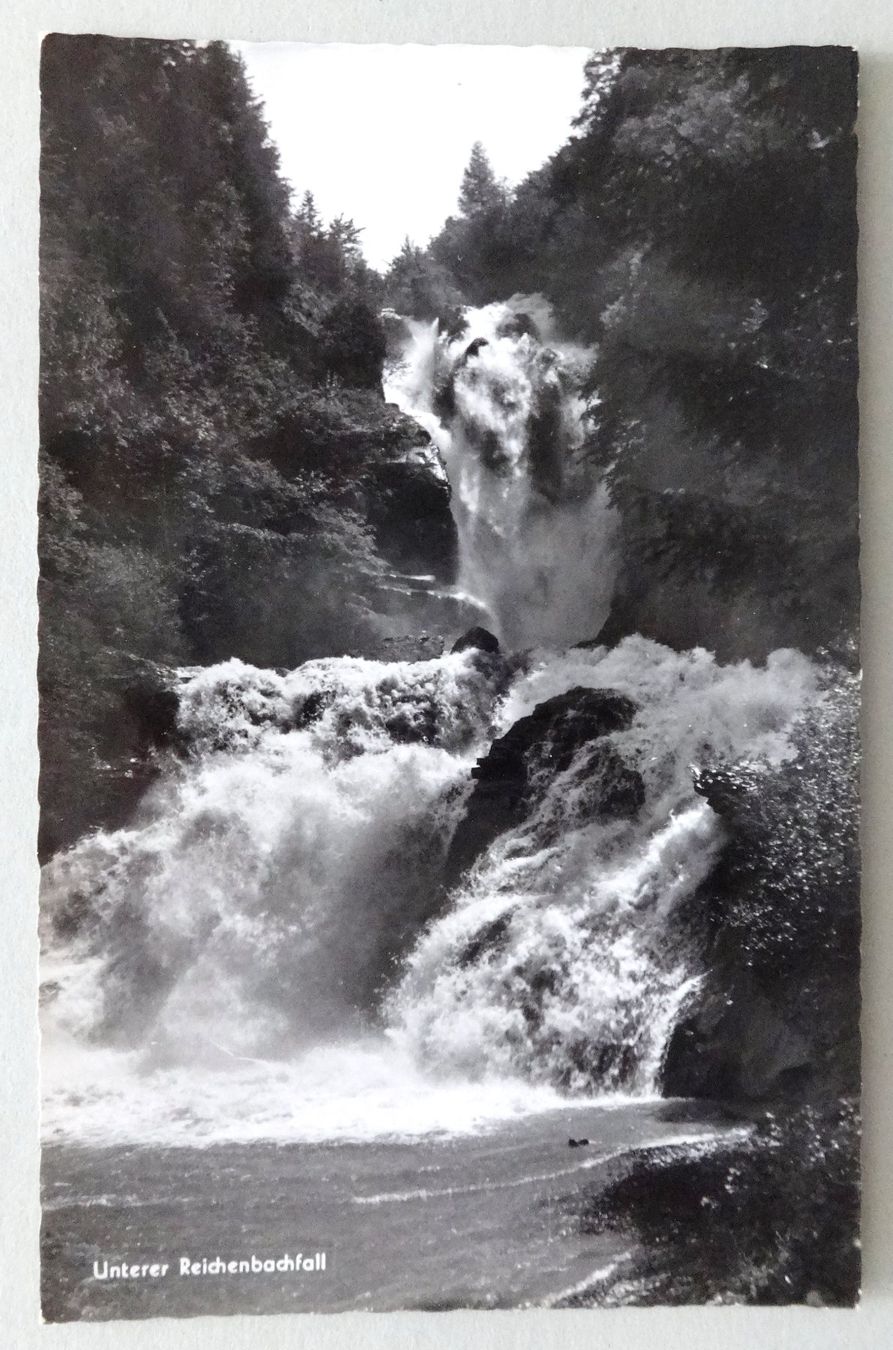 Cartoline postali: Meiringen, Unterer Reichenbachfall – Difettoso da Fétigny venduto da Billy2miny