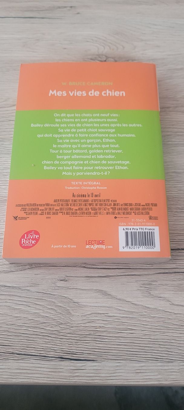 Libri: Livre Mes Vies de Chien – Usato da Monthey venduto da cel_p9g7 1