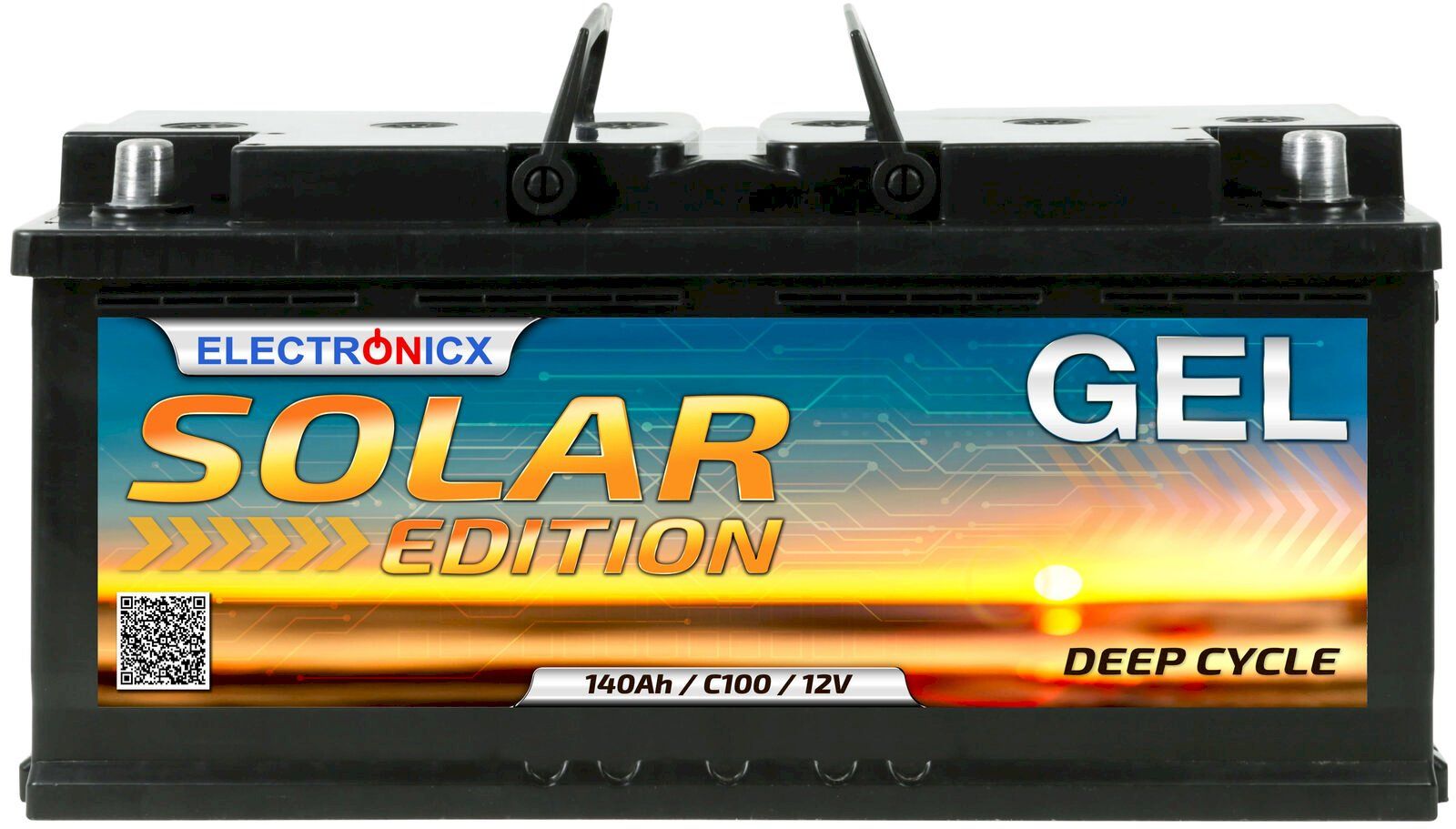 Batteries: Electronicx Solarbatterie 12V 140AH – Neuf avec emballage d'origine à Bottighofen par zaap 1