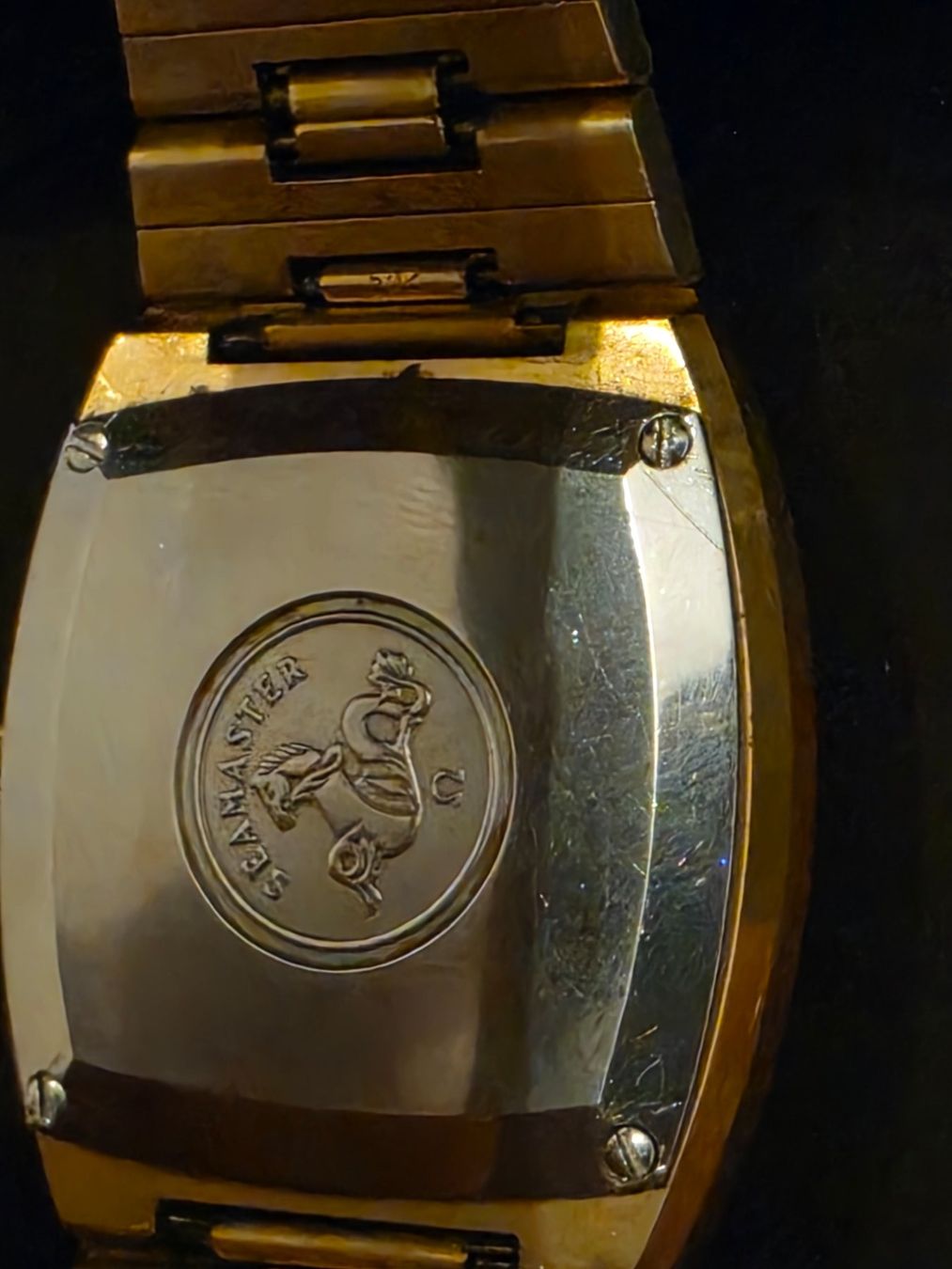 Omega Orologi: Montre Omega Seamaster mégahertz 32 plaqué or – Usato da Genève venduto da dus_y85z 1