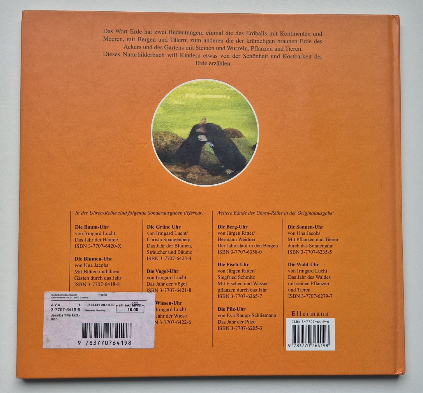 Bücher: Die Erd Uhr      🧡🌍  💦        Una Jacobs – Gebraucht aus Niederweningen von Obson 9
