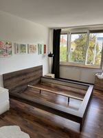 Double Bed Frame in Wood Finish (approx. 160x200 cm)