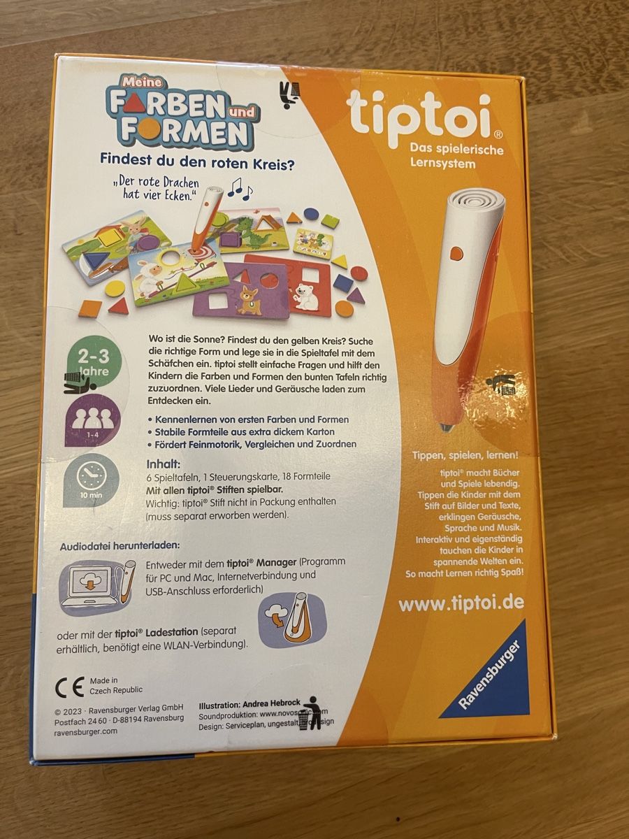 Tiptoi Giocattoli: Tiptoi meine Farben ind Formen – Nuovo e nell'imballaggio originale da Au ZH venduto da scaila 2