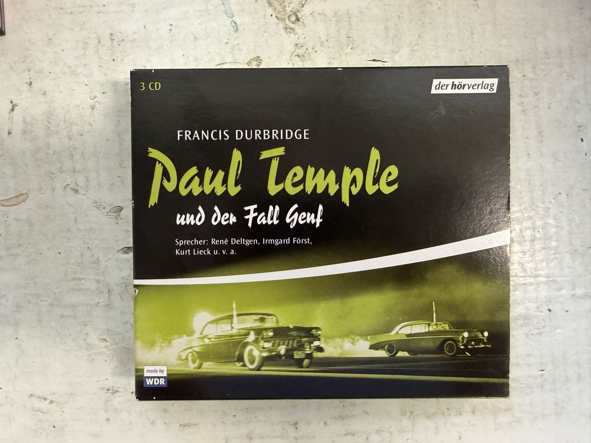 Livres audio: Paul Temple und der Fall Genf – D'occasion à Dietikon par Buchantiqdietikon