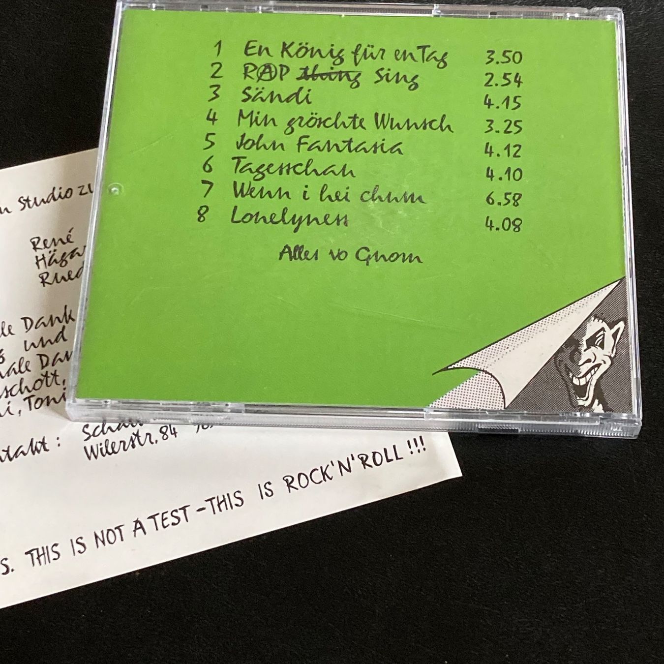 CD: Gnom - Physiognomie | Swiss Alternative Rock – Usato da Bern venduto da Ntsamina 1