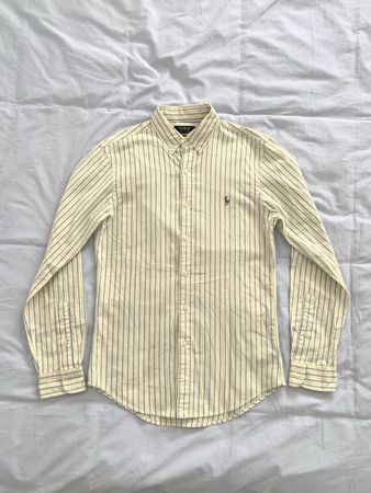 Chemise Polo Ralph Lauren rayée jaune taille S