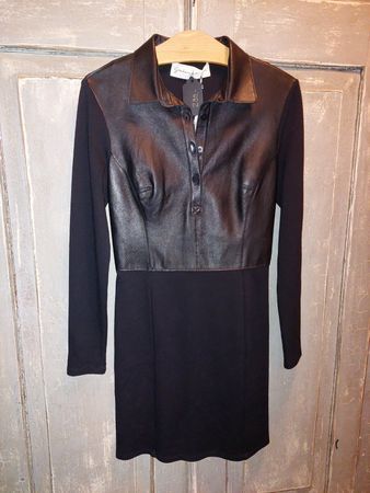 Graham&Spencer . Lederkleid schwarz XS