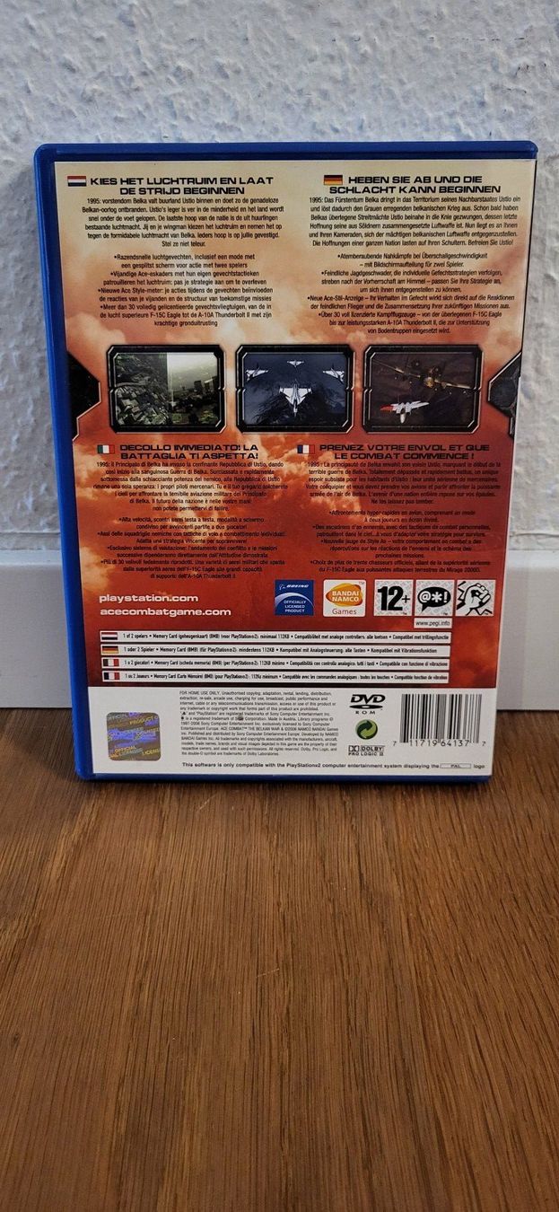 Sony Giochi: PS 2 - Ace Combat The Balkan War – Usato da Münsingen venduto da DigitaleSpielecke 1