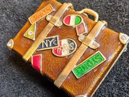 2006 Estée Lauder World Traveler Suitcase Solid Parfum