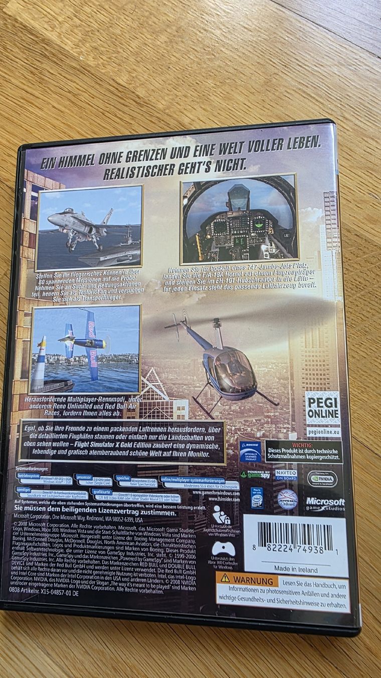 Microsoft Spiele: Microsoft Flight Simulator X Gold Edition - PC DVD Game – Gebraucht aus Dübendorf von Jolenia 1
