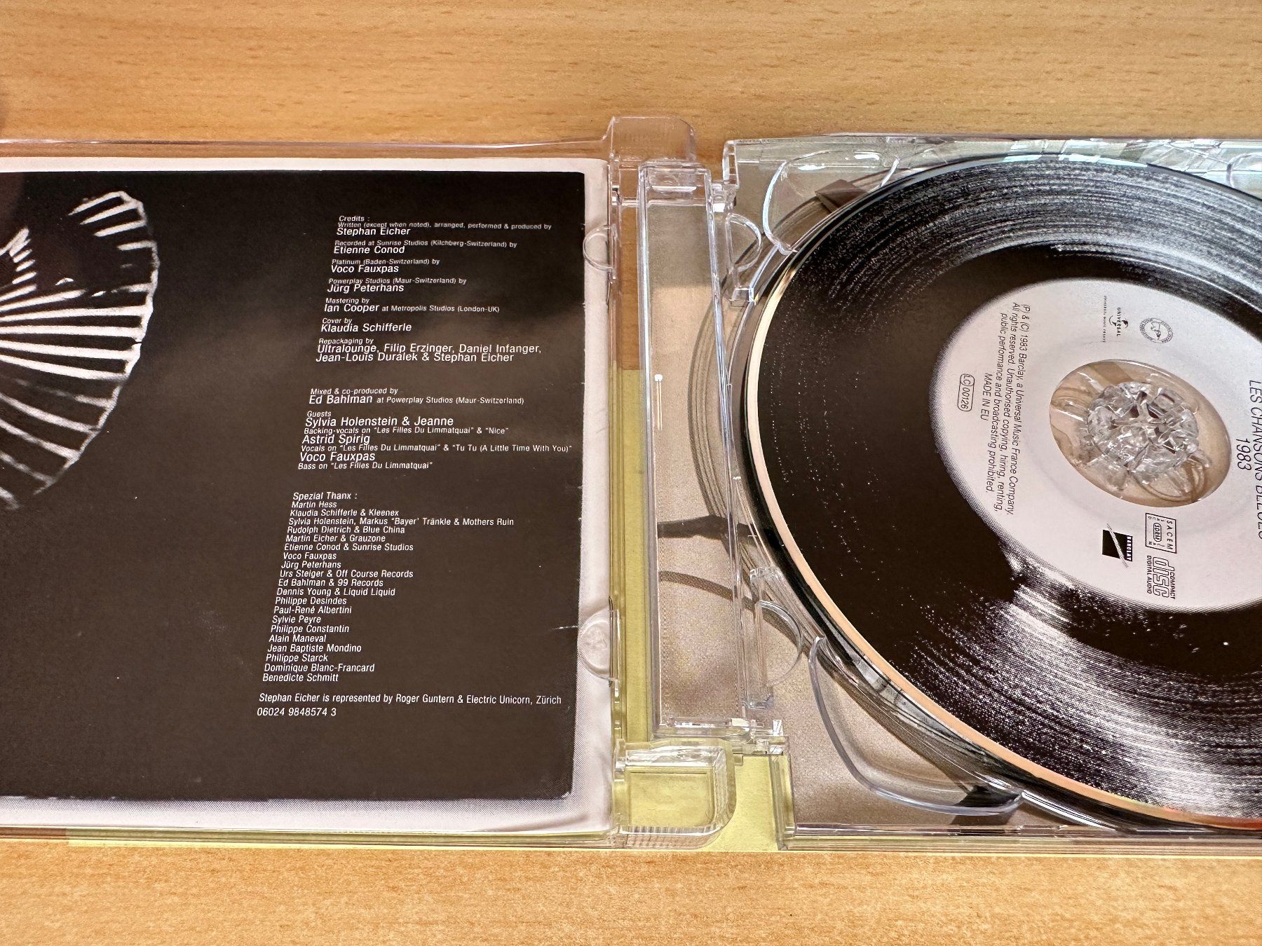CDs: M1 Stephan Eicher – Les Chansons Bleues – Gebraucht aus Rikon im Tösstal von Alpenmutz 2