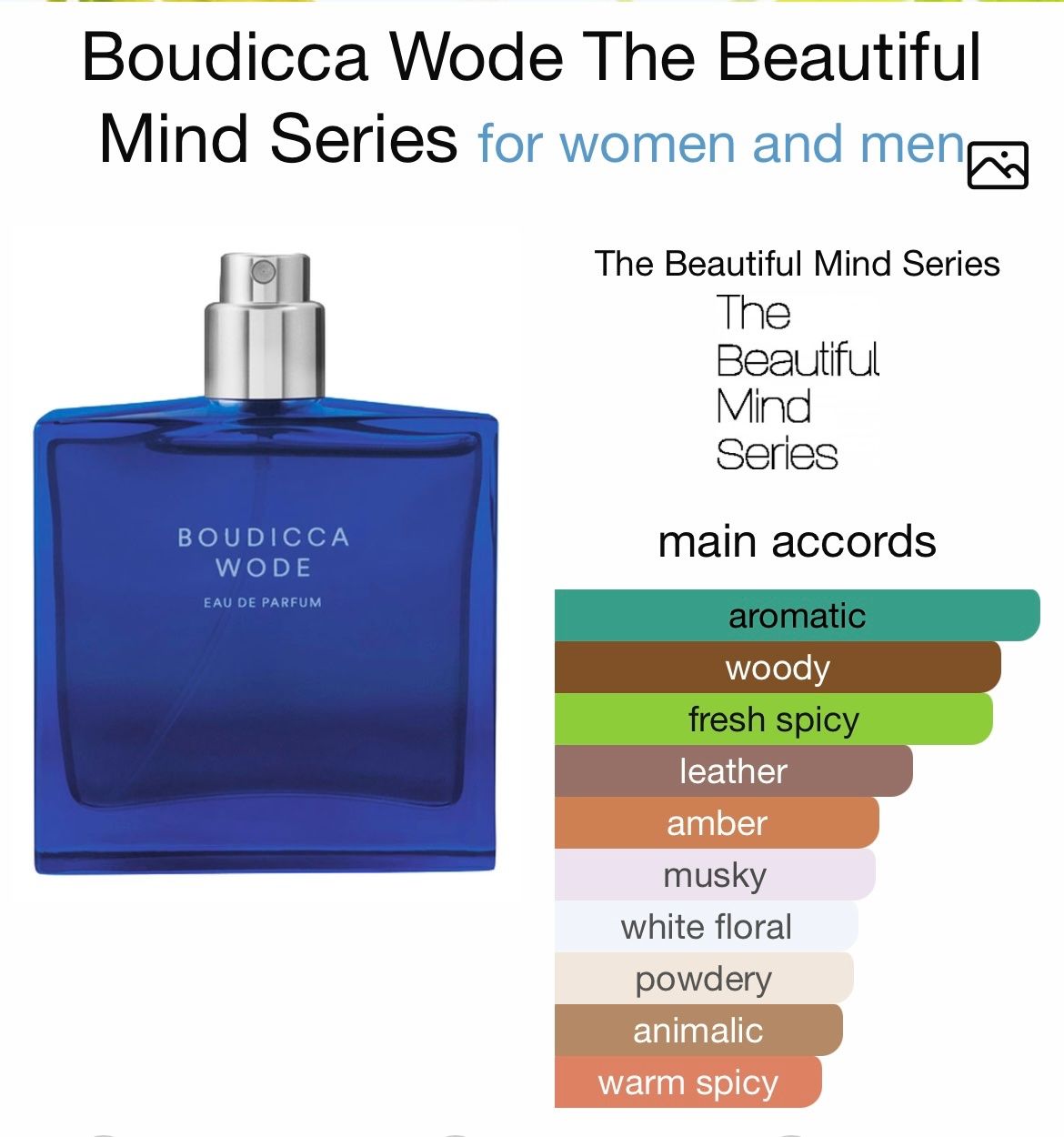 Profumi & Eau de Toilette: Boudicca Wode The Beautiful Mind Series 2 ml – Nuovo (secondo la descrizione) da Chêne-Bougeries venduto da Seetooyoo 3