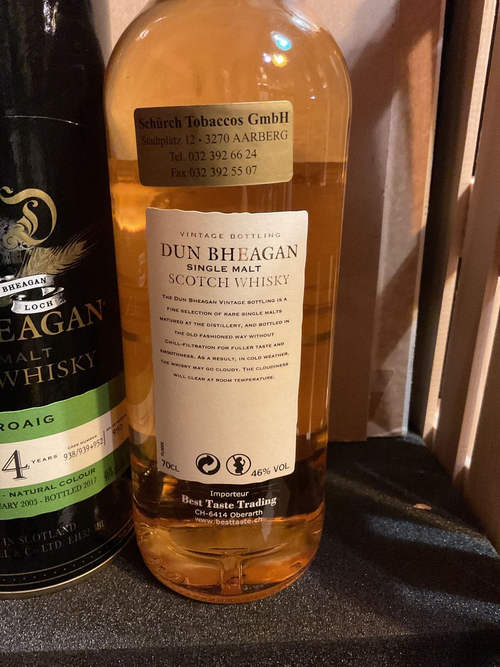 Laphroaig Bevande alcoliche: Laphroaig (2003 Dun Bhegan) ab 1.- – Nuovo e nell'imballaggio originale da Mülchi venduto da Lafite70 1