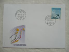2002 1 FDC Sondermarke Ski-WM SBK 1068, St. Moritz