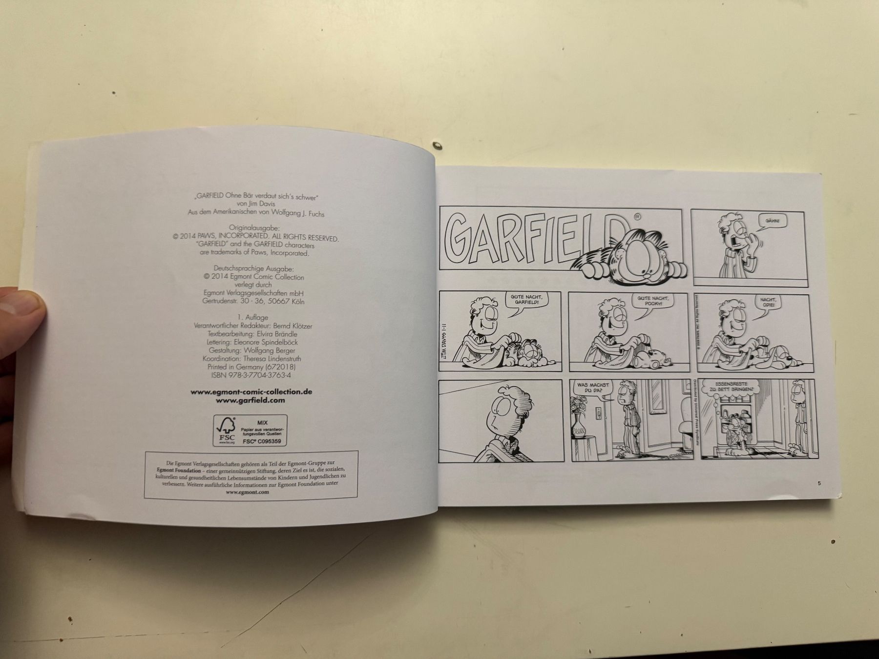 Comics: Garfield Band 47 - 1.Auflage – Gebraucht aus Münsingen von Ganjam 3