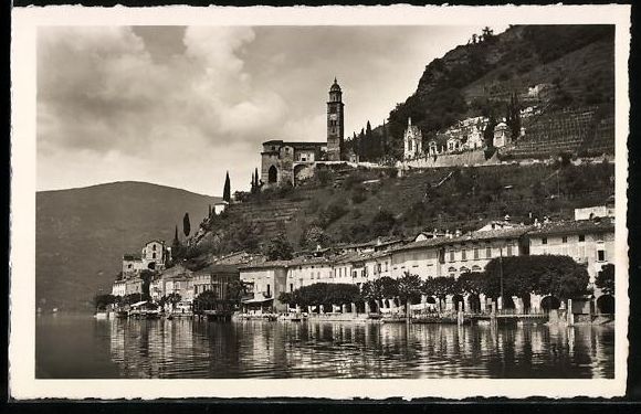 Ansichtskarten: AK Morcote, Lago di Lugano – Gebraucht aus Berlin von bartko-reher