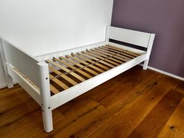 Flexa Bett 90x200 in weiss