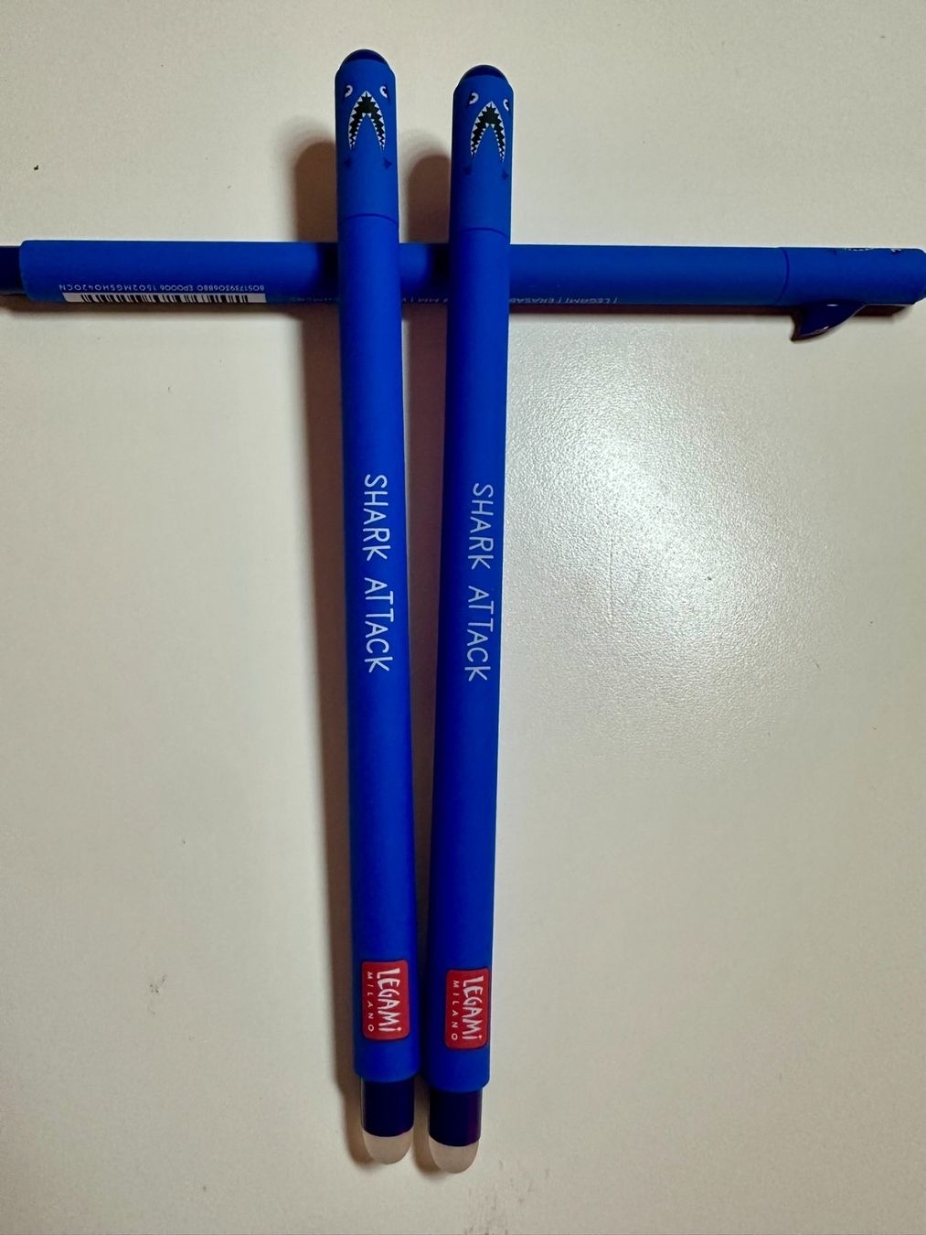 Legami Penna & Evidenziatori: 1x stylo Legami Requin triste - Rare – Nuovo e nell'imballaggio originale da Bernex venduto da euma1976 1