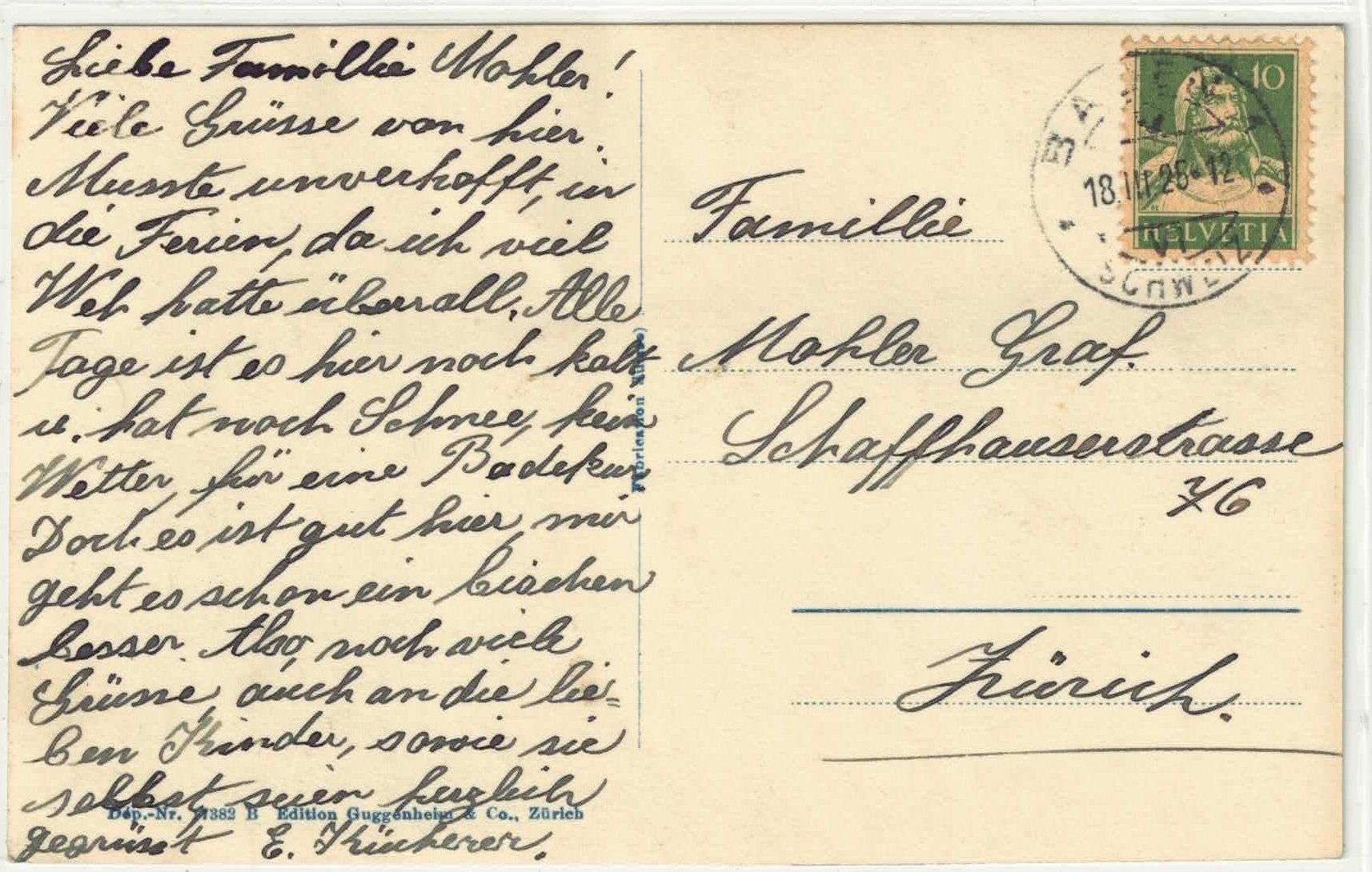 Cartoline postali: Baden - Grand Hotel – Usato da Ettingen venduto da Kartenplanet 1