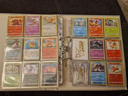 Grosse Pokemon Karten Sammlung mit Ordner