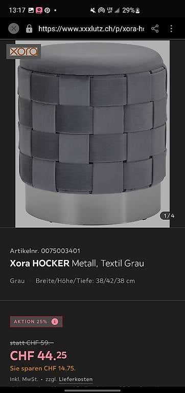 Tabourets: Hocker mit Stauraum – D'occasion à Jona par Paula_54