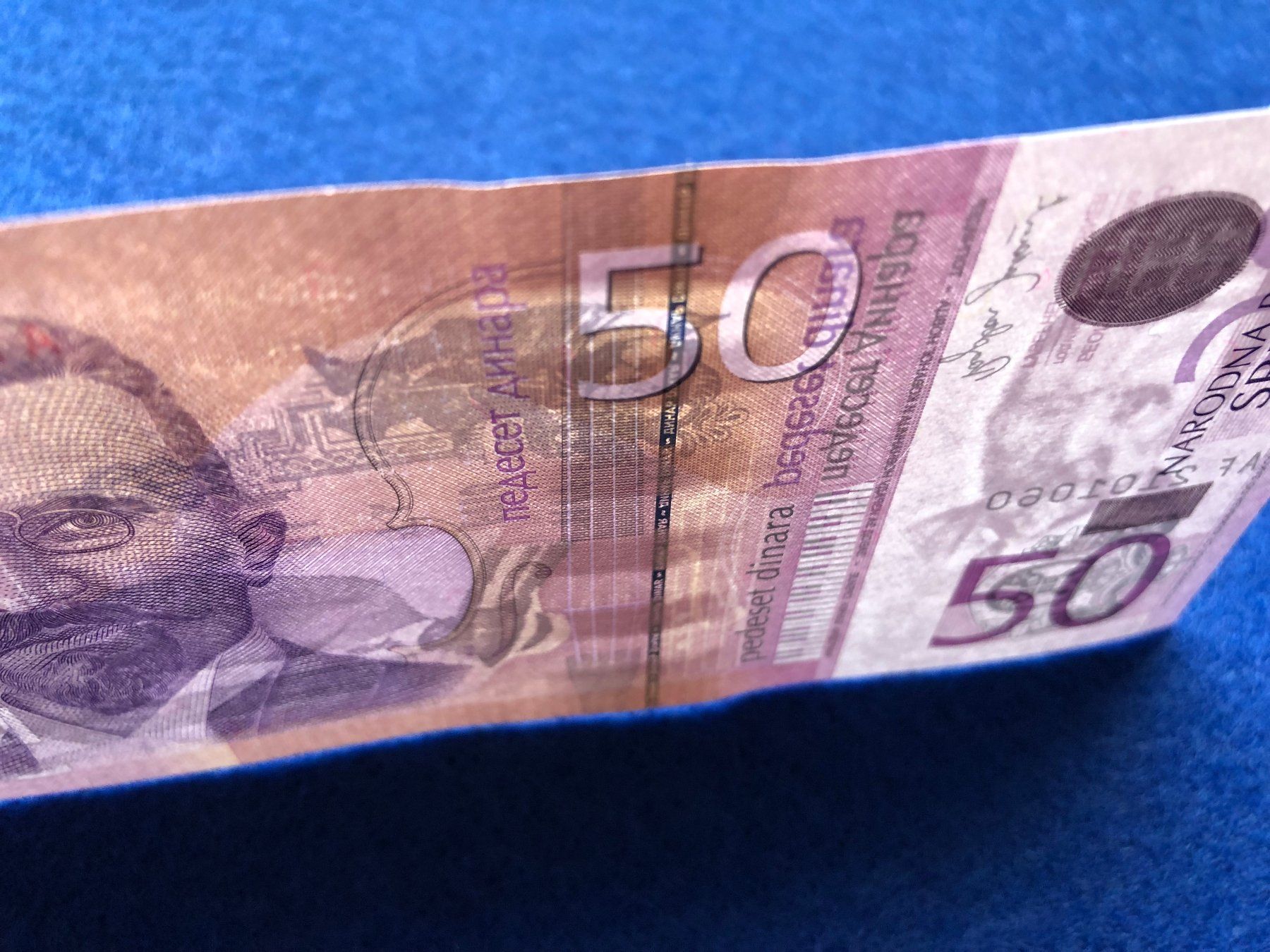 Banconote: Serbien 2005 - 10 x 50 Dinara UNC – Nuovo e nell'imballaggio originale da Pfäffikon SZ venduto da Sieben77 4