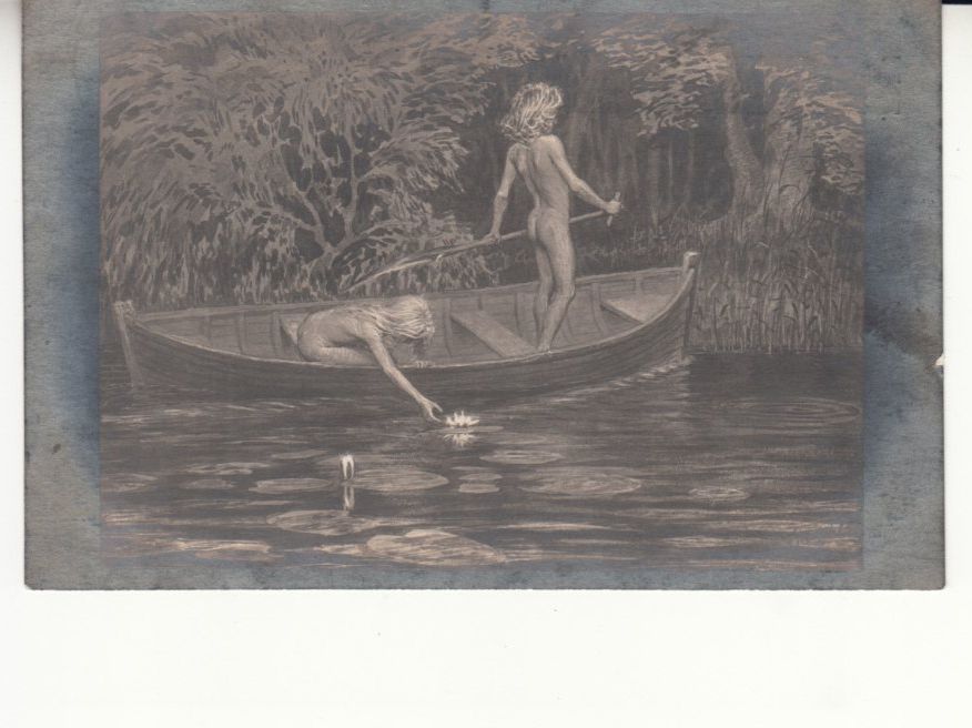 Ansichtskarten: Wasserrosen ca. 1910 – Gebraucht aus Bürglen TG von StampGraf