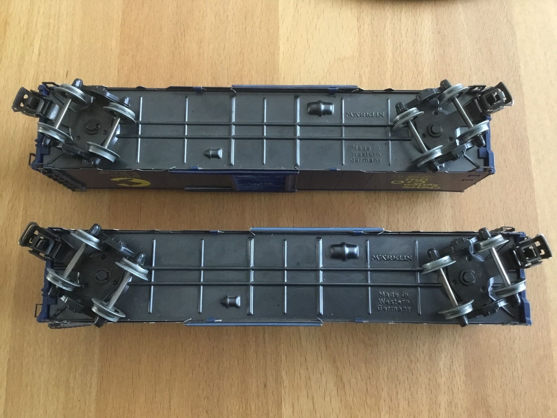 Märklin Modellini di ferrovie: Märklin H0 US Box-Car Chessie System – Usato da Kerzers venduto da Georges3210 1