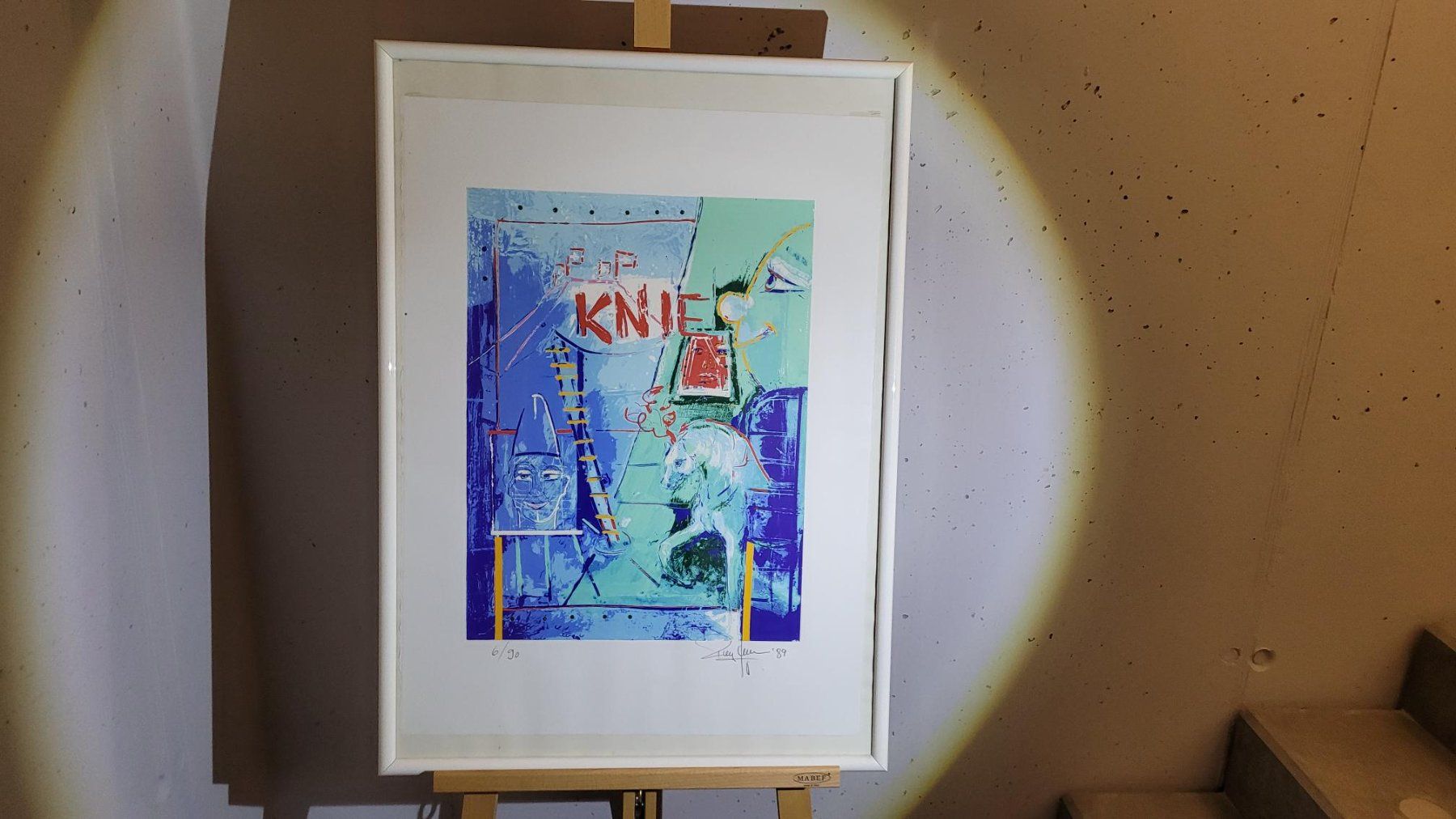Grafica & Litografie: KNIE ROLF, "In der Manege", Serigraphie – Usato da Luzern venduto da Luzern1 2