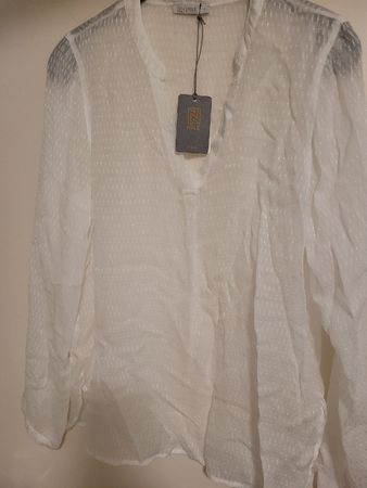 nile bluse, neu, weiss, gr.S