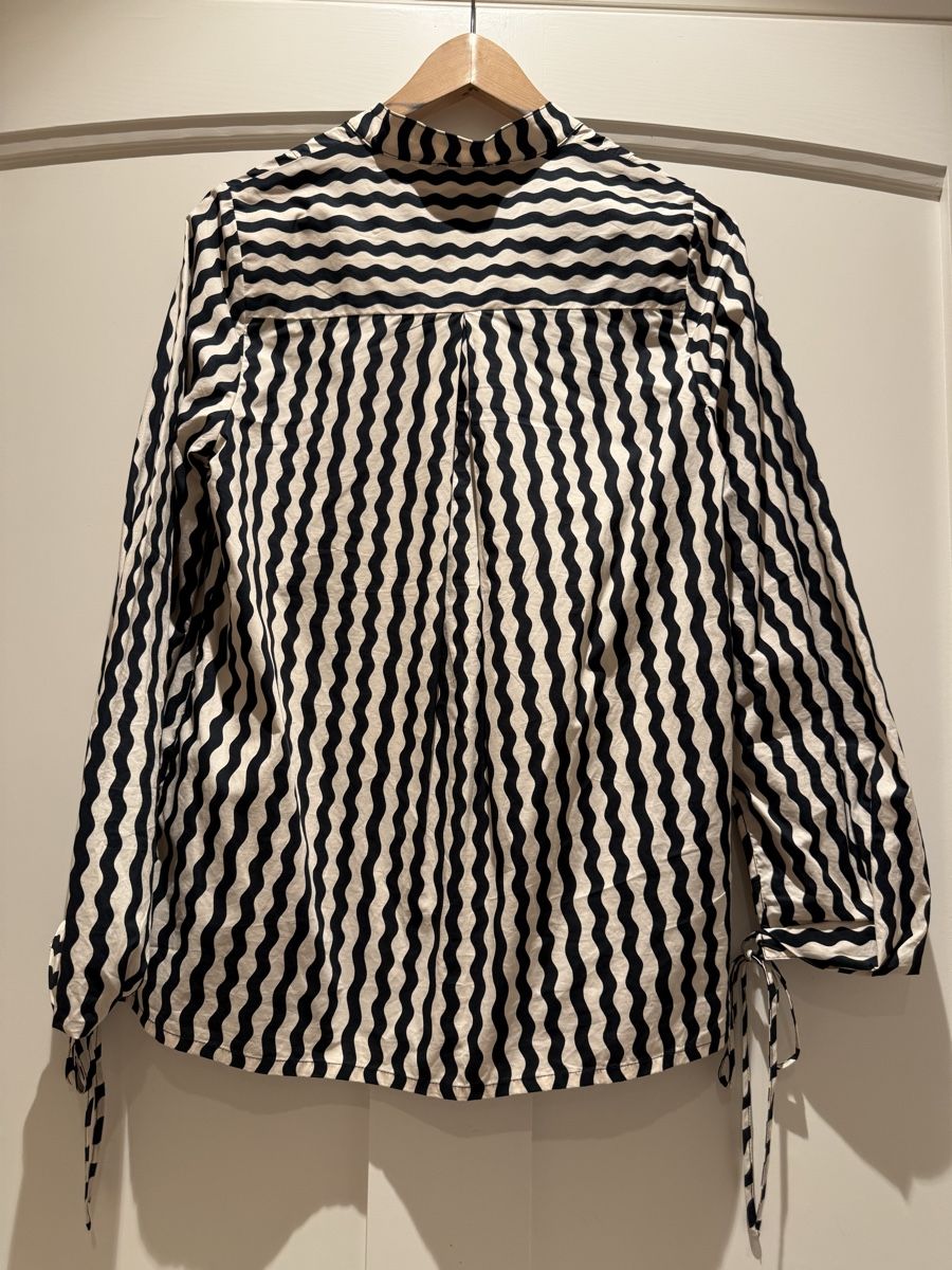 Malene Birger Camicette: By Malene Birger Blouse, Gr. 34, black/white – Usato da Zürich venduto da floridiablanca 4
