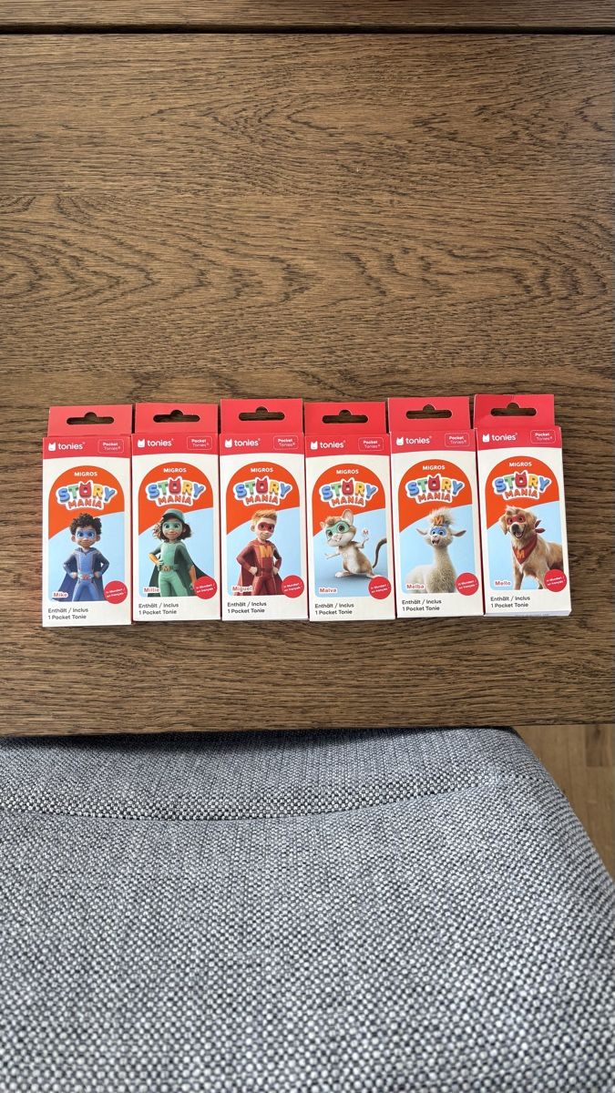 Migros Statuette: storymania – Nuovo e nell'imballaggio originale da Rümlang venduto da sasoa