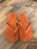 Havaianas Flip-Flops Orange Grösse 37-38 gebraucht