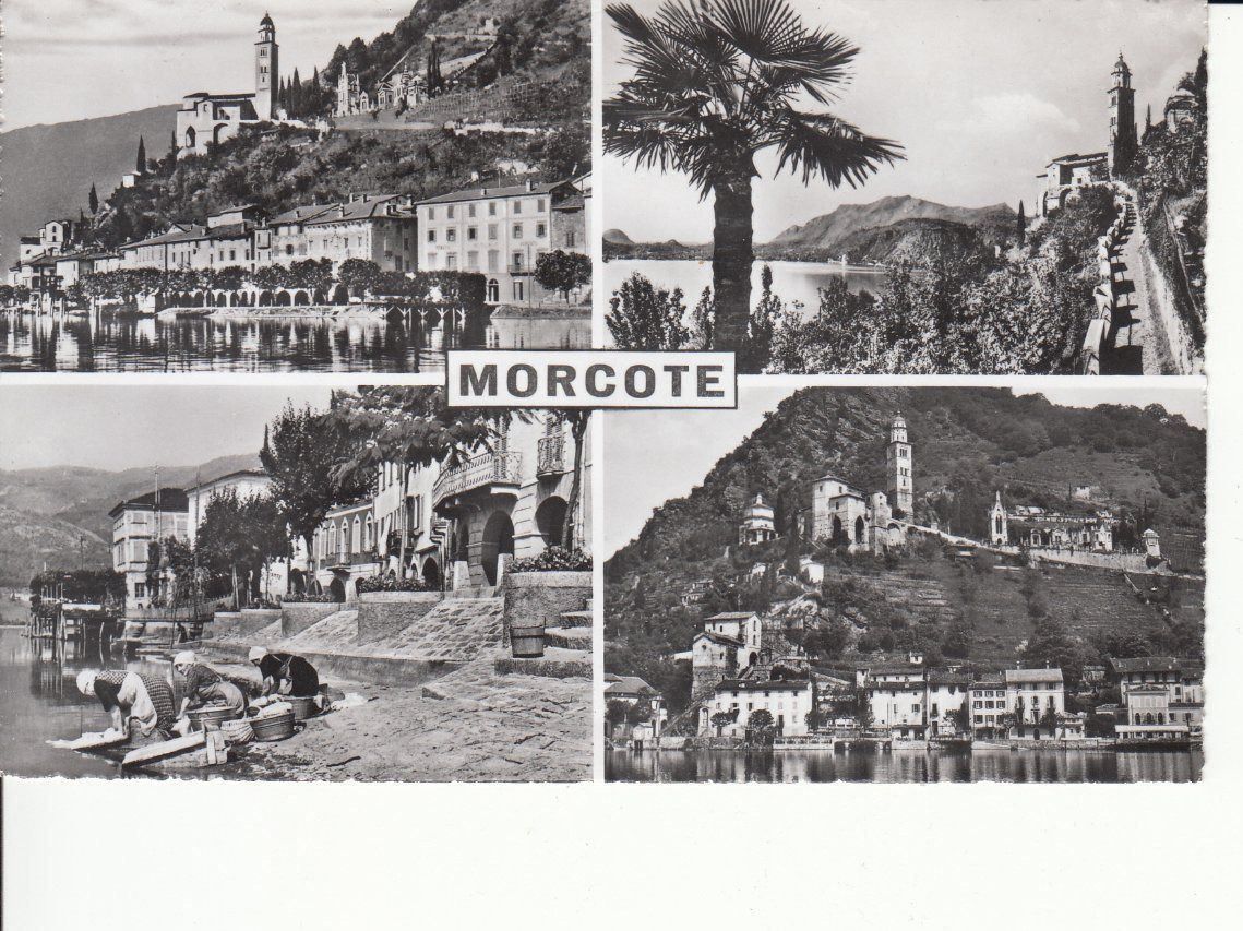 Ansichtskarten: Morcote ca. 1955 – Gebraucht aus Bürglen TG von StampGraf