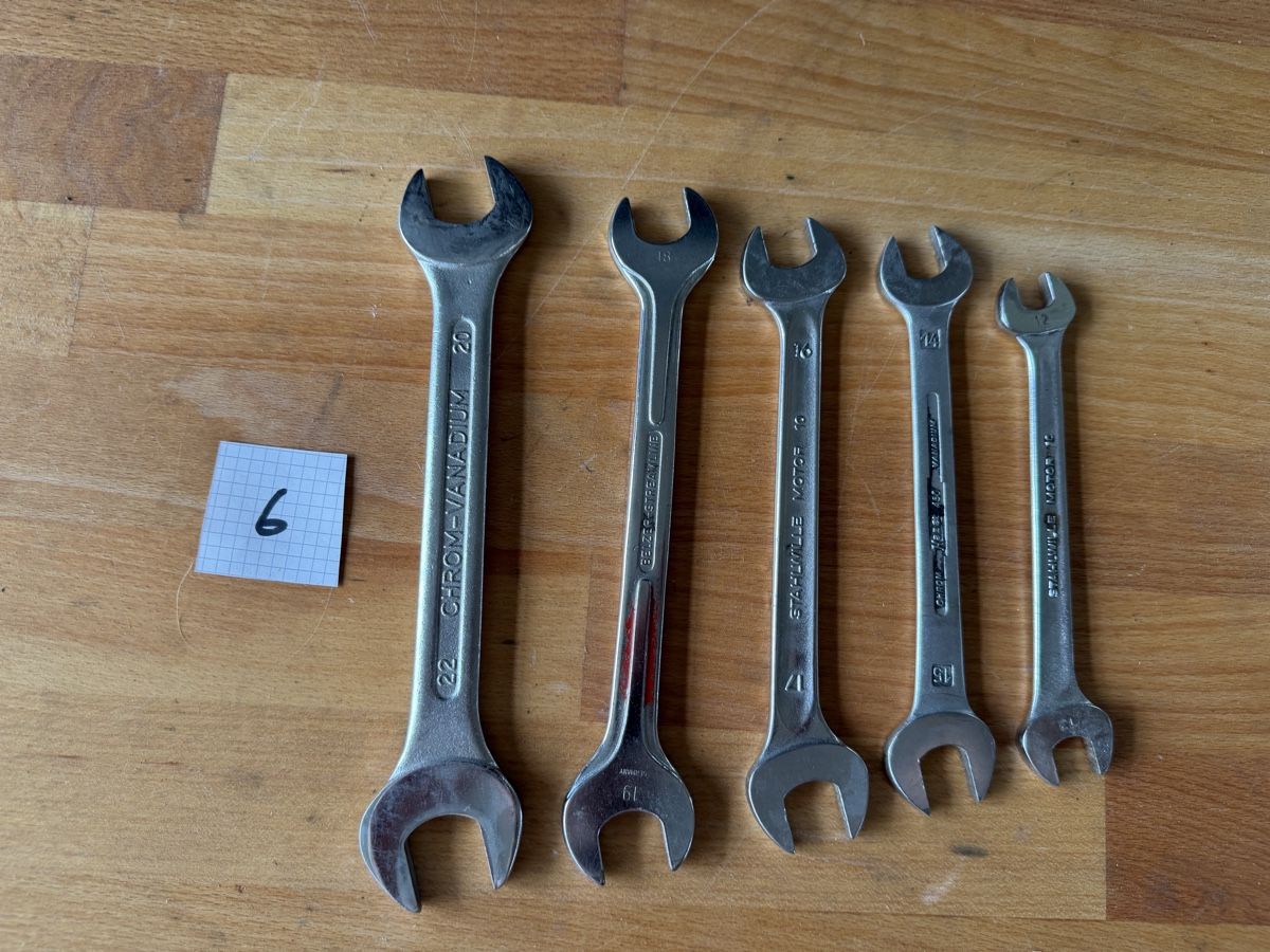 Tutti gli attrezzi: Gabelschlüssel-Set 6-teilig Chrom-Vanadium gebraucht – Usato da Beckenried venduto da chef3945