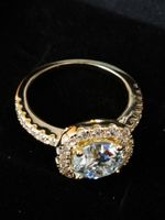 Bague argent avec diamant de moissanite de 2 ct certifié GRA