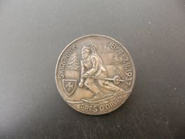 Altes Abzeichen Skirennen Prés d'Orvin 1937